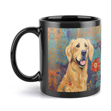 Load image into Gallery viewer, Decorative Golden Retriever Portrait Coffee Mug-4