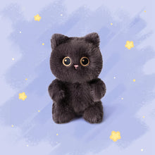 Load image into Gallery viewer, Deep Grey Cat Plush Toy Teddy Bear - Tiny Size-Cats-Stuffed Animal-1