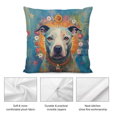 Load image into Gallery viewer, Divine Gaze Pit Bull Plush Pillow Case-Cushion Cover-Dog Dad Gifts, Dog Mom Gifts, Home Decor, Pillows, Pit Bull-5