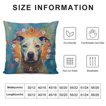 Load image into Gallery viewer, Divine Gaze Pit Bull Plush Pillow Case-Cushion Cover-Dog Dad Gifts, Dog Mom Gifts, Home Decor, Pillows, Pit Bull-6