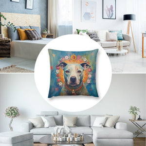 Divine Gaze Pit Bull Plush Pillow Case-Cushion Cover-Dog Dad Gifts, Dog Mom Gifts, Home Decor, Pillows, Pit Bull-8
