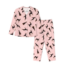 Load image into Gallery viewer, Doberman Pajamas for Women - XL Available - Yes I Love Black and Tan Dobermans-Pajamas-Apparel,Doberman,Dog Mom Gifts,Pajamas-11