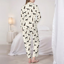 Load image into Gallery viewer, Doberman Pajamas for Women - XL Available - Yes I Love Black and Tan Dobermans-Pajamas-Apparel,Doberman,Dog Mom Gifts,Pajamas-4
