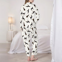 Load image into Gallery viewer, Doberman Pajamas for Women - XL Available - Yes I Love Black and Tan Dobermans-Pajamas-Apparel,Doberman,Dog Mom Gifts,Pajamas-5