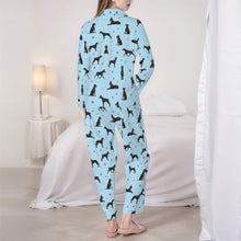 Load image into Gallery viewer, Doberman Pajamas for Women - XL Available - Yes I Love Black and Tan Dobermans-Pajamas-Apparel,Doberman,Dog Mom Gifts,Pajamas-5