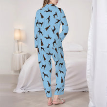 Load image into Gallery viewer, Doberman Pajamas for Women - XL Available - Yes I Love Black and Tan Dobermans-Pajamas-Apparel,Doberman,Dog Mom Gifts,Pajamas-6