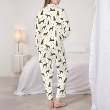 Load image into Gallery viewer, Doberman Pajamas for Women - XL Available - Yes I Love Red and Tan Dobermans-Pajamas-Apparel,Doberman,Dog Mom Gifts,Pajamas-6