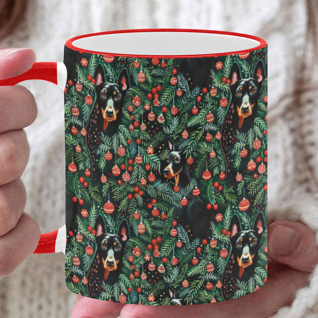 Doberman's Christmas Canopy Coffee Mug-White4-ONE SIZE-1