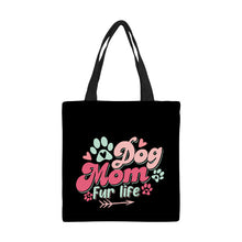 Load image into Gallery viewer, Dog Mom Fur Life Tote Bag-Accessories-Accessories, Bags, Dogs-3