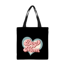 Load image into Gallery viewer, Dog Mom Heart Tote Bag-Accessories-Accessories, Bags, Dogs-2