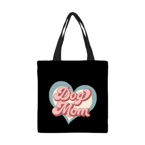 Dog Mom Heart Tote Bag-Accessories-Accessories, Bags, Dogs-1