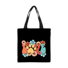 Load image into Gallery viewer, Dog Paw Cherry Blossom Love Tote Bag-Accessories-Accessories, Bags, Dogs-3