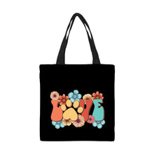 Load image into Gallery viewer, Dog Paw Cherry Blossom Love Tote Bag-Accessories-Accessories, Bags, Dogs-1