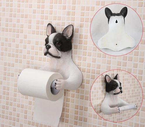 Doggo Love Toilet Roll HoldersHome DecorBoston Terrier