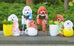 Doodle Love Garden Statues-Home Decor-Cockapoo, Dogs, Doodle, Goldendoodle, Home Decor, Labradoodle, Maltipoo, Statue, Toy Poodle-26