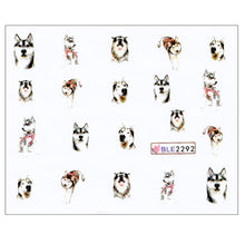 Load image into Gallery viewer, Doodle Love Nail Art Stickers-Accessories-Accessories, Dogs, Doodle, Goldendoodle, Labradoodle, Nail Art-Siberian Husky-11