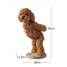Load image into Gallery viewer, Classic Poodle Wine Holder Statues - 3 Coat Colors