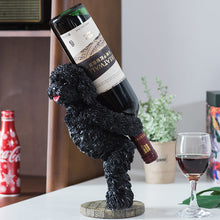 Load image into Gallery viewer, Classic Poodle Wine Holder Statues - 3 Coat Colors