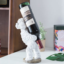 Load image into Gallery viewer, Classic Poodle Wine Holder Statues - 3 Coat Colors