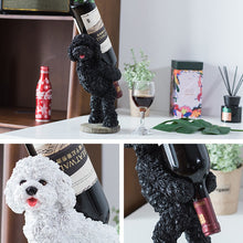 Load image into Gallery viewer, Classic Poodle Wine Holder Statues - 3 Coat Colors