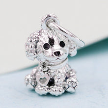 Load image into Gallery viewer, Poodle / Toy Poodle Love Silver Pendant-Dog Themed Jewellery-Dogs, Doodle, Goldendoodle, Jewellery, Labradoodle, Pendant, Poodle, Toy Poodle-4
