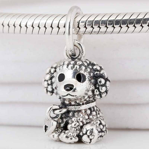 Poodle / Toy Poodle Love Silver Pendant-Dog Themed Jewellery-Dogs, Doodle, Goldendoodle, Jewellery, Labradoodle, Pendant, Poodle, Toy Poodle-1