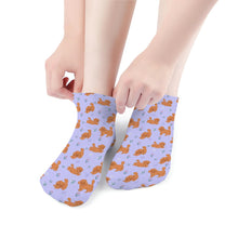Load image into Gallery viewer, Doodle Socks - Ankle Length - Flower Garden Doodle Love-Accessories-Accessories,Dog Dad Gifts,Doodle,Socks-12