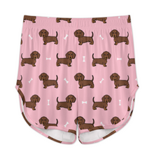 Load image into Gallery viewer, Cutest Chocolate Dachshund Women's Cami and Shorts Pajama Set-Apparel-Apparel,Dachshund,Dog Mom Gifts,Pajamas-16