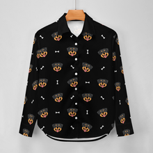 Load image into Gallery viewer, Happy Rottweiler Delight Women&#39;s Shirt-Apparel-Apparel,Dog Mom Gifts,Rottweiler,Shirt-7