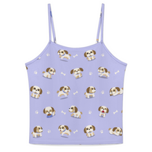 Load image into Gallery viewer, I Love My Shih Tzu Women's Cami and Shorts Pajama Set-Apparel-Apparel,Dog Mom Gifts,Pajamas,Shih Tzu-12