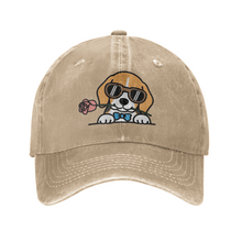 Load image into Gallery viewer, Personalized Beagle Baseball Cap - Romeo Beagle Design - Match Your Dog's Coat Color-Hats &amp; Caps-Accessories,Baseball Caps,Dog Mom Gifts-4