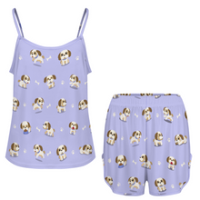 Load image into Gallery viewer, I Love My Shih Tzu Women's Cami and Shorts Pajama Set-Apparel-Apparel,Dog Mom Gifts,Pajamas,Shih Tzu-13