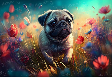 Pug wall decor sales