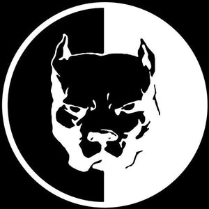 Dual-Tone American Pit Bull Terrier Vinyl Car Stickers-Car Accessories-American Pit Bull Terrier, Car Accessories, Car Sticker, Dogs-White-1 pc-2