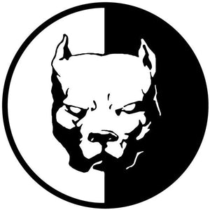 Dual-Tone American Pit Bull Terrier Vinyl Car Stickers-Car Accessories-American Pit Bull Terrier, Car Accessories, Car Sticker, Dogs-Black-2 pcs-3