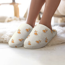 Load image into Gallery viewer, Corgi Slippers for Women - Adorable Corgi Love - Flannel-Accessories,Corgi,Dog Mom Gifts,Slippers-1