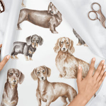 Load image into Gallery viewer, Dachshund Wrapping Paper - Watercolor Dachsund Designs - 3 Sheets Bundle-Christmas Ornament-Christmas,Dachshund,Wrapping Paper-13