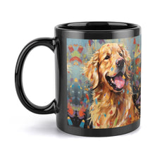 Load image into Gallery viewer, Ebullient Bliss Golden Retriever Coffee Mug-5