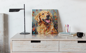 Ebullient Bliss Golden Retriever Framed Wall Art Poster-Art-Dog Art, Golden Retriever, Home Decor, Poster-2