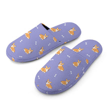 Load image into Gallery viewer, Corgi Slippers for Women - Adorable Corgi Love - Flannel-Accessories,Corgi,Dog Mom Gifts,Slippers-23