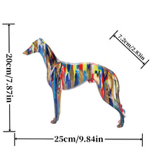 Load image into Gallery viewer, Edgy Creative Graffiti Greyhound Statue-BU-25X20X7.2CM-19