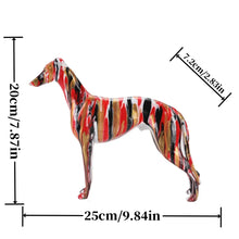 Load image into Gallery viewer, Edgy Creative Graffiti Greyhound Statue-Red-25X20X7.2CM-15