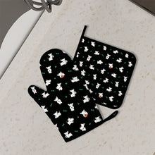 Load image into Gallery viewer, Infinite West Highland Terrier Love Oven Mitts and Pot Holder Set-Kitchen Decor-Accessories,Dog Mom Gifts,West Highland Terrier-3