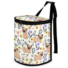 Load image into Gallery viewer, Flower Garden Pug Multipurpose Car Storage Bag - 4 Colors-Car Accessories-Bags, Car Accessories, Pug-7