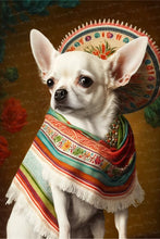 Load image into Gallery viewer, El Elegante Blanco White Chihuahua Wall Art Poster-Art-Chihuahua, Dog Art, Home Decor, Poster-1