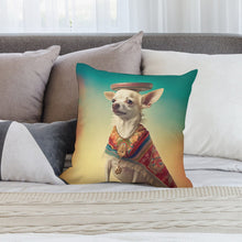 Load image into Gallery viewer, El Elegante Cream Chihuahua Plush Pillow Case-Chihuahua, Dog Dad Gifts, Dog Mom Gifts, Home Decor, Pillows-3