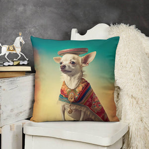 El Elegante Cream Chihuahua Plush Pillow Case-Chihuahua, Dog Dad Gifts, Dog Mom Gifts, Home Decor, Pillows-7