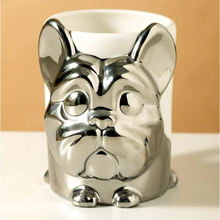 Load image into Gallery viewer, Electroplated 3D French Bulldog Ceramic Coffee Mugs-Mug-Accessories, Dog Mom Gifts, French Bulldog, Home Decor, Mugs-20