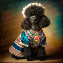 Load image into Gallery viewer, Elegance Noire Black Poodle Wall Art Poster-Art-Dog Art, Home Decor, Poodle, Poster-1