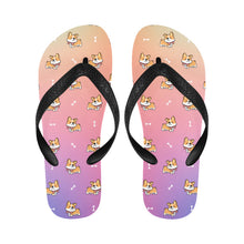Load image into Gallery viewer, Elegant Corgi Delight Unisex Slippers - 7 Gradients-13